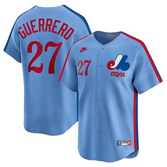 Men's Nike Vladimir Guerrero Powder Blue Montreal Expos Cooperstown Collection Limited Jersey