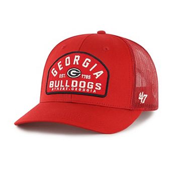 Men's '47 Red Georgia Bulldogs Leland Trucker Adjustable Hat