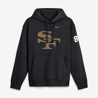 Men's Nike Black San Francisco 49ers 80th Anniversary Third Down Stop Club Fleece Hoodie