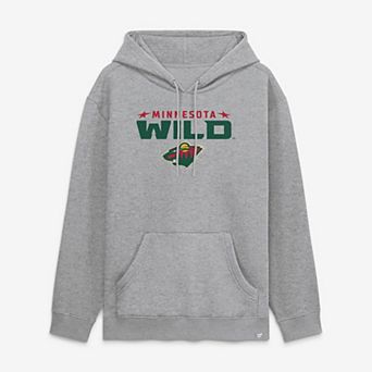 Men's Fanatics Heather Gray Minnesota Wild Home Fleece Hoodie