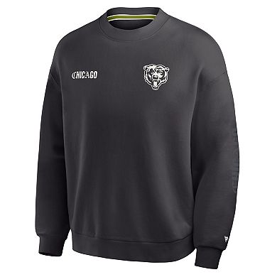 Men's Fanatics Charcoal Chicago Bears Oversized Type Play Multi Sweatshirt