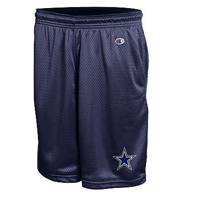 Men's Champion Navy Dallas Cowboys Classic Mesh Shorts