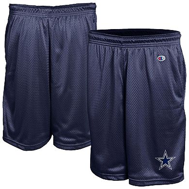 Men's Champion Navy Dallas Cowboys Classic Mesh Shorts