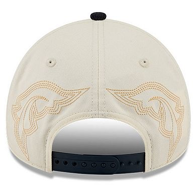 Men's New Era Stone Boston Red Sox Western Stitch 9FORTY A-Frame Adjustable Hat