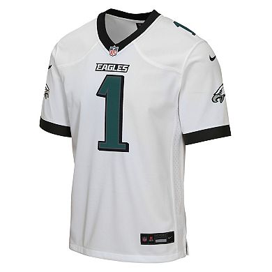 Youth Nike Jalen Hurts White Philadelphia Eagles Game Jersey