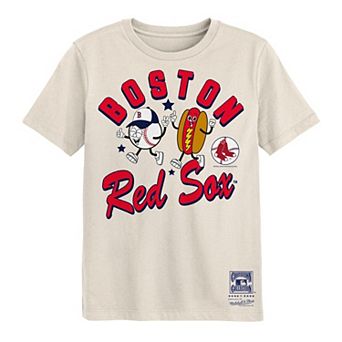 Preschool Mitchell & Ness Natural Boston Red Sox Snack T-Shirt