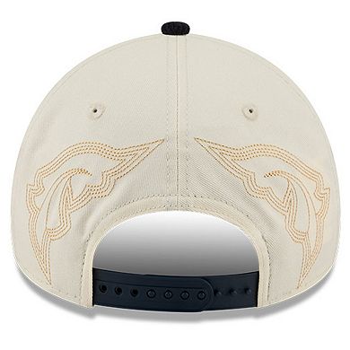 Men's New Era Stone Seattle Mariners Western Stitch 9FORTY A-Frame Adjustable Hat