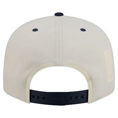 Men's New Era Cream Chicago Bears Oversized Slogan 9FIFTY Snapback Hat