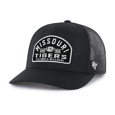 Men's '47 Black Missouri Tigers Leland Trucker Adjustable Hat