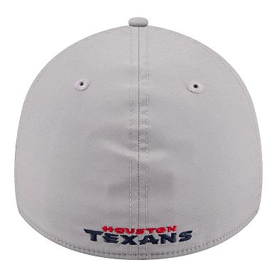 Men's New Era Gray Houston Texans Perforated 39THIRTY Flex Hat