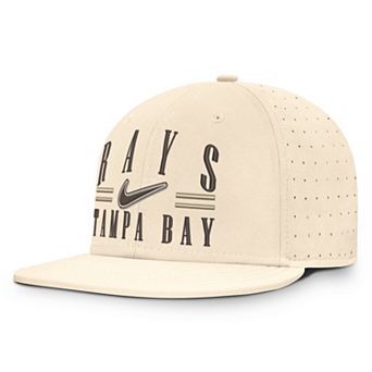 Men's Nike Natural Tampa Bay Rays True Dri-FIT AeroBill Fitted Hat
