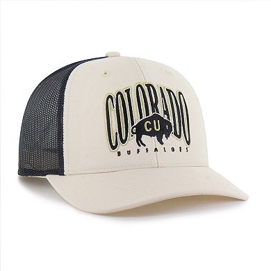 Men's '47 Natural Colorado Buffaloes Drawbridge Trucker Adjustable Hat