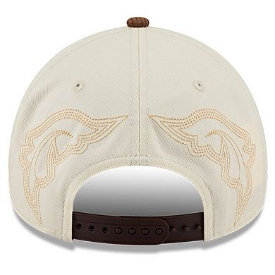 Men's New Era Stone San Diego Padres Western Stitch 9FORTY A-Frame Adjustable Hat