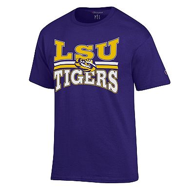 Men's Champion Purple LSU Tigers Team Zoom T-Shirt