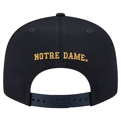 Men's New Era Navy Notre Dame Fighting Irish Go Team 9FIFTY Snapback Hat