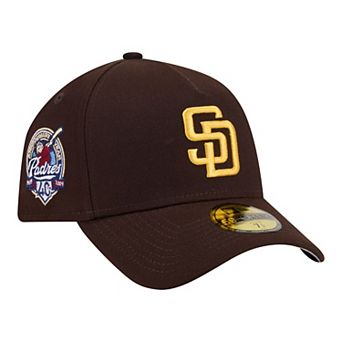 Men's New Era Brown San Diego Padres A-Frame 59FORTY Fitted Hat