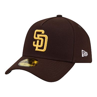 Men's New Era Brown San Diego Padres A-Frame 59FORTY Fitted Hat