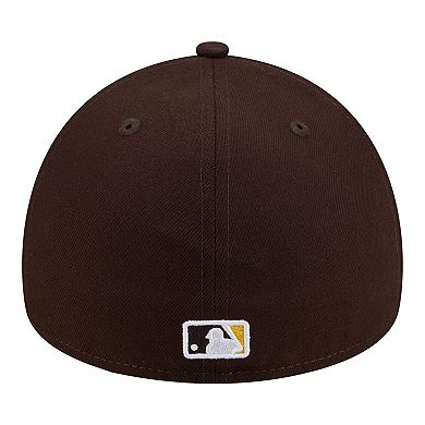 Men's New Era Brown San Diego Padres A-Frame 59FORTY Fitted Hat