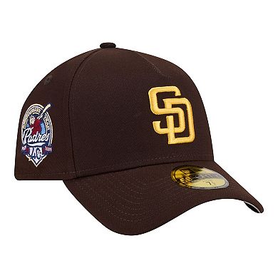 Men's New Era Brown San Diego Padres A-Frame 59FORTY Fitted Hat