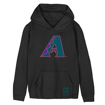 Youth Mitchell & Ness Black Arizona Diamondbacks Retro Logo Hoodie