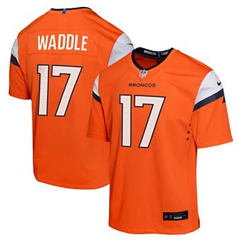 Youth Nike Jaylen Waddle Orange Denver Broncos Game Jersey