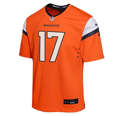 Youth Nike Jaylen Waddle Orange Denver Broncos Game Jersey