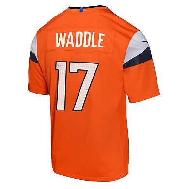 Youth Nike Jaylen Waddle Orange Denver Broncos Game Jersey
