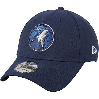 Men's New Era Navy Minnesota Timberwolves Team Classic 39THIRTY Flex Hat