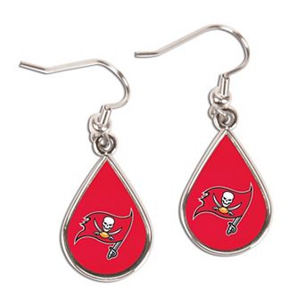WinCraft Tampa Bay Buccaneers Tear Drop Dangle Earrings