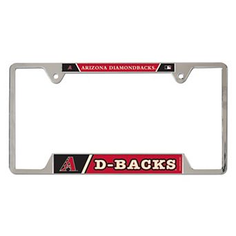 WinCraft Arizona Diamondbacks Chrome Plated Metal License Plate Frame