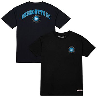 Men's Mitchell & Ness Black Charlotte FC 2-Hit T-Shirt