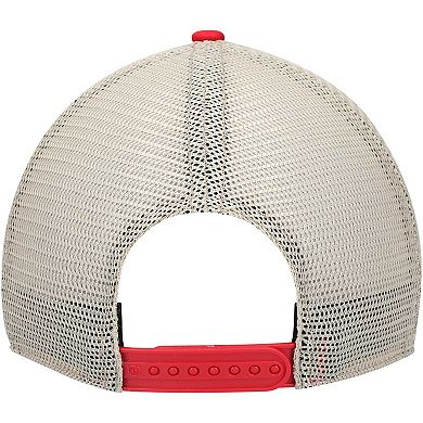 Men's '47 Red Detroit Red Wings Trawler Clean Up Trucker Snapback Hat