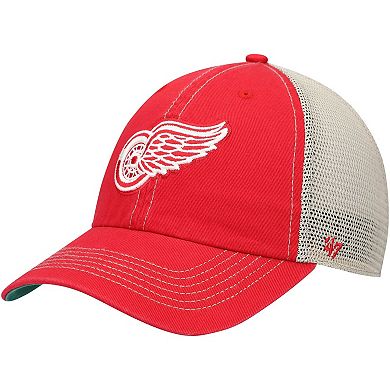 Men's '47 Red Detroit Red Wings Trawler Clean Up Trucker Snapback Hat