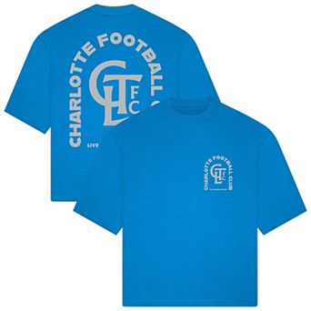 Unisex Live Breathe Futbol Light Blue Charlotte FC Tunnel T-Shirt