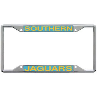 WinCraft Southern University Jaguars Printed Metal License Plate Frame