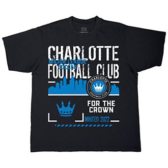 Unisex Stadium Essentials Black Charlotte FC Hideout Urban T-Shirt
