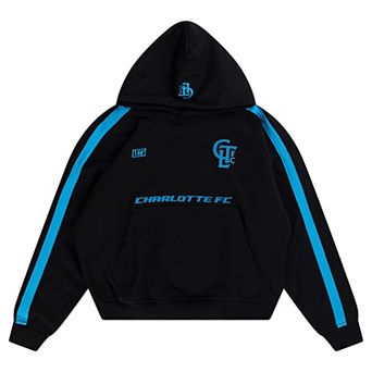 Unisex Live Breathe Futbol Black Charlotte FC Rossi Hoodie