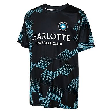Youth Outerstuff Black Charlotte FC Sheer Thrill T-Shirt