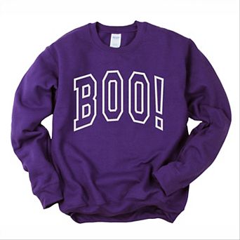 Embroidered Boo Arched Sweatshirt