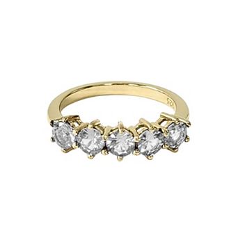 Belinda Jewelz 18k Gold Plated Vermeil 5 Birthstone Ring