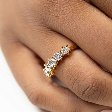 Belinda Jewelz 18k Gold Plated Vermeil 5 Birthstone Ring