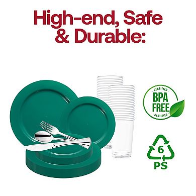 60-Guest Wedding Tableware Set - Complete 5-Piece Place Settings