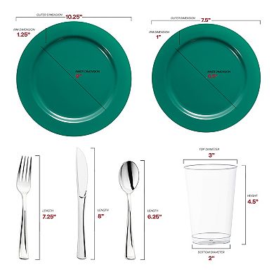 60-Guest Wedding Tableware Set - Complete 5-Piece Place Settings