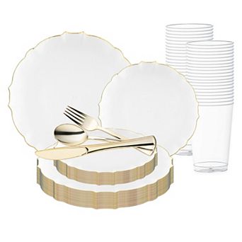 60-Guest Wedding Tableware Set - Complete 5 pc Place Settings