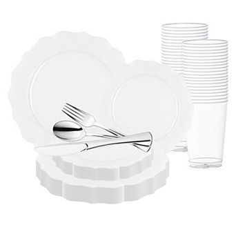 60-Guest Wedding Tableware Set - Complete 5 pc Place Settings