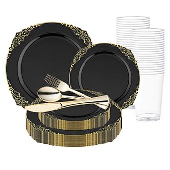 60-Guest Wedding Tableware Set - Complete 5 pc Place Settings