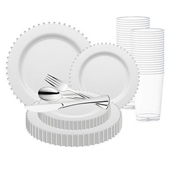 60-Guest Wedding Tableware Set - Complete 5 pc Place Settings