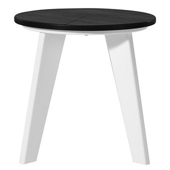 HDPE Plastic Outdoor Round Adirondack Patio Side Table