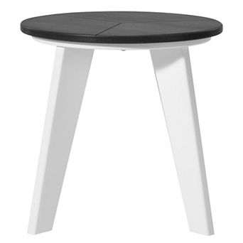 HDPE Plastic Outdoor Round Adirondack Patio Side Table