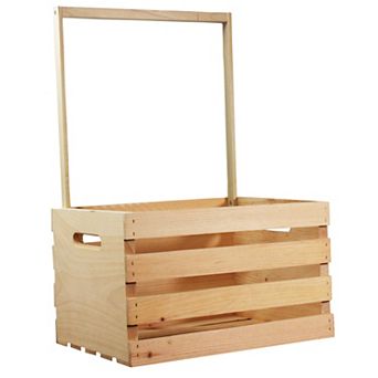 Special Occasion and Baby Shower Large Gift Crate with Display Rod